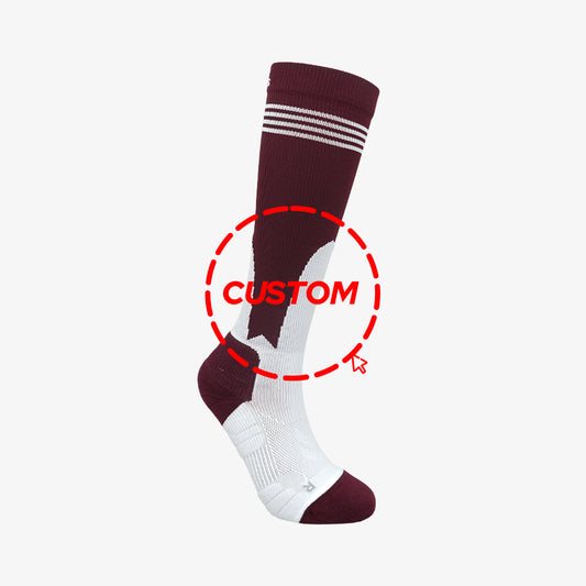 CUSTOM PRINT BASEBALL LONG SOCKS